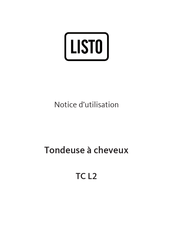 Listo TC L2 Notice D'utilisation