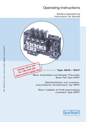 Burkert MP07 Instructions De Service