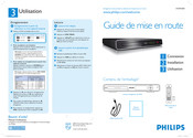 Philips DVDR3600 Guide De Mise En Route