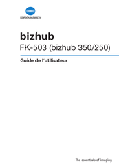 Konica Minolta bizhub FK-503 Guide De L'utilisateur