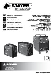 STAYER WELDING POTENZA TIG 170 HF GE Instructions D'emploi