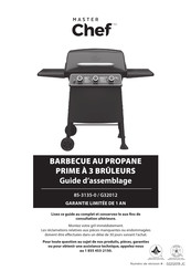 Master Chef G32012 Guide D'assemblage