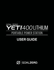 Goalzero YETI400LITHIUM Mode D'emploi