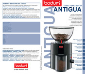 Bodum 10539 Mode D'emploi