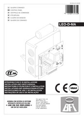 BFT LEO-D-MA Instructions D'utilisation Et D'installation