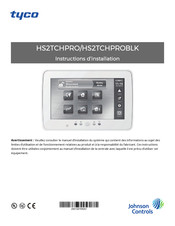 Tyco HS2TCHPROBLK Instructions D'installation