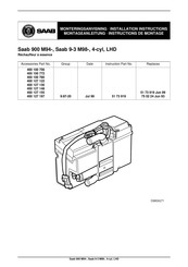 Saab 400 127 148 Instructions De Montage