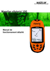 Magellan eXplorist 100 Manuel De Fonctionnement