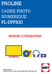 Proline PL-DPF820 Manuel D'utilisation