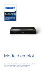 Philips Monolith M9951B/01 Mode D'emploi