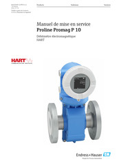 Endress+Hauser Proline Promag P 10 Manuel De Mise En Service