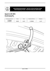 Saab 12 795 098 Instructions De Montage