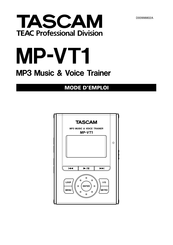 Teac Tascam MP-VT1 Mode D'emploi