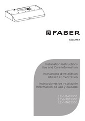 Faber LEVANTE 1 LEVN36SS300 Instructions D'installation