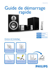 Philips MCD710 Guide De Démarrage Rapide