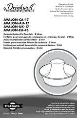 Drinkwell AVALON-AU-17 Manuel D'utilisation