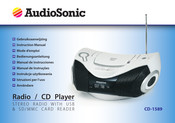 AudioSonic CD-1589 Mode D'emploi