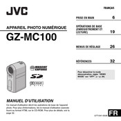 JVC GZ-MC100 Manuel D'utilisation