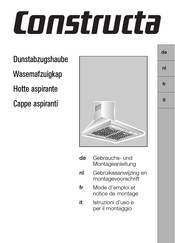 CONSTRUCTA CD69150 Mode D'emploi Et Notice De Montage