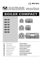 Sigmar marine B0 60 UT Manuel De L'utilisateur