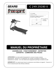 Sears Free Spirit C 249 29280 0 Manuel Du Propriétaire
