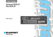 Blaupunkt Caracas RCR 27 Mode D'emploi