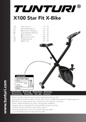 Tunturi X100 Star Fit X-Bike Manuel De L'utilisateur