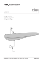 clou first washbasin Notice De Montage