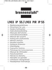 brennenstuhl L903 PIR IP 55 Guide D'utilisation