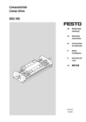 Festo DGC-HD Notice D'utilisation