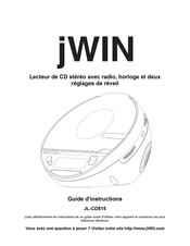 jWIN JL CD815 Guide D'instructions