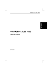 Trust COMPACT SCAN USB 19200 Manuel De L'utilisateur