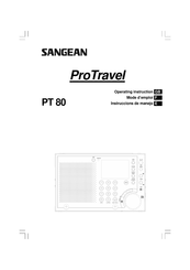 Sangean ProTravel PT80 Mode D'emploi