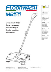 Floorwash MB38 Mode D'emploi Original