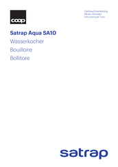 Satrap Aqua SA10 Mode D'emploi
