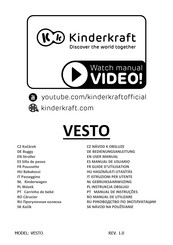 Kinderkraft VESTO Guide D'utilisation