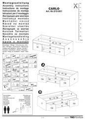 FMD Furniture CARLO 810-001 Instructions De Montage