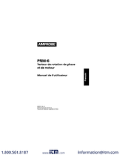Amprobe PRM-6 Manuel De L'utilisateur