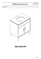 Williams-Sonoma MID CENTURY Instructions D'assemblage