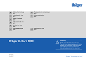 Dräger X-plore 6000 Notice D'utilisation