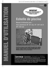 Intex 10903 Manuel D'utilisation
