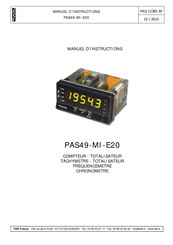 TWK ELEKTRONIK PAS49-MI-E20 Manuel D'instructions