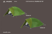 Vaude TAURUS 2P Manuel D'utilisation