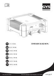 GYS GYSFLASH 10.36/48 PL Notice Originale