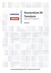 Lowrance SIMRAD StructureScan 3D Manuel D'installation