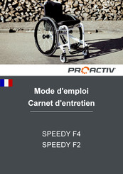 ProActiv SPEEDY F4 Mode D'emploi