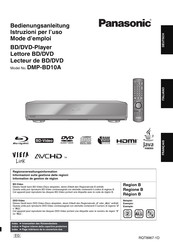 Panasonic DMP-BD10A Mode D'emploi