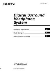 Sony MDR-DS8000 Mode D'emploi