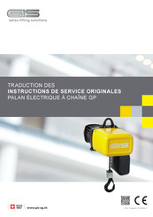 Gis GP 2500/1NL Instructions De Service