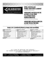 Gladiator Garageworks GAGD283DTG0 Instructions D'assemblage